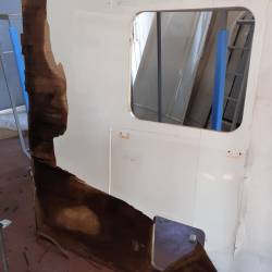 infiltrazione parte posteriore camper
