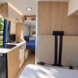 Dettaglio di un progetto di personalizzazione camper