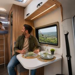 Dettaglio di un progetto di personalizzazione camper